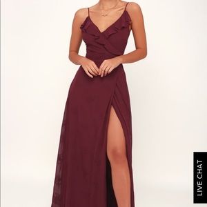 LULUS FORMAL LONG MAXI DRESS GREAT CONDITION